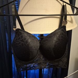 Elegant Black Lace Bra